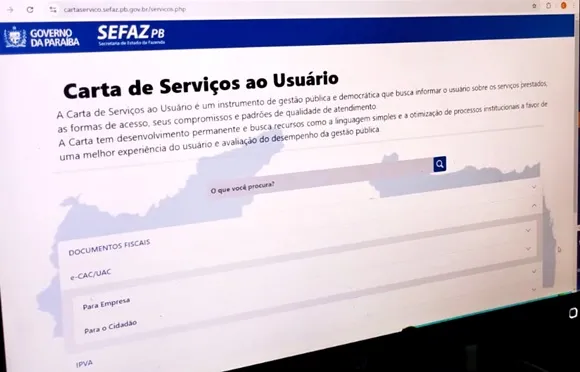 Sefaz-PB implanta Carta de Serviços ao Usuário e novo layout da Sefaz Virtual