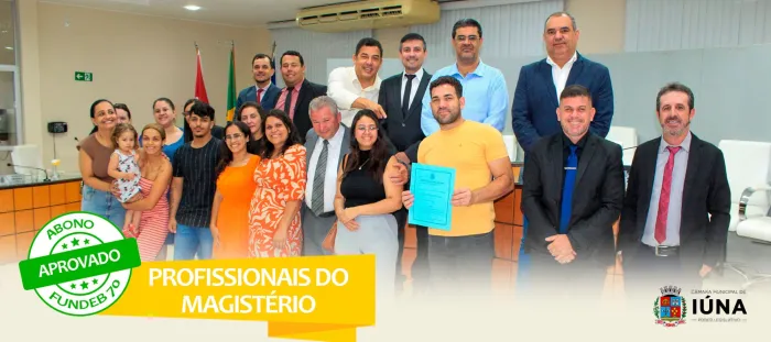 Câmara Municipal aprova abono do Fundeb para profissionais da Educação