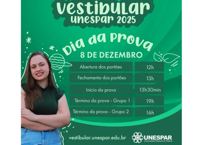 Unespar aplica provas do vestibular neste domingo