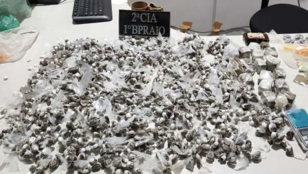 Ação da PMCE resulta na apreensão de drogas que seriam comercializadas em Fortaleza