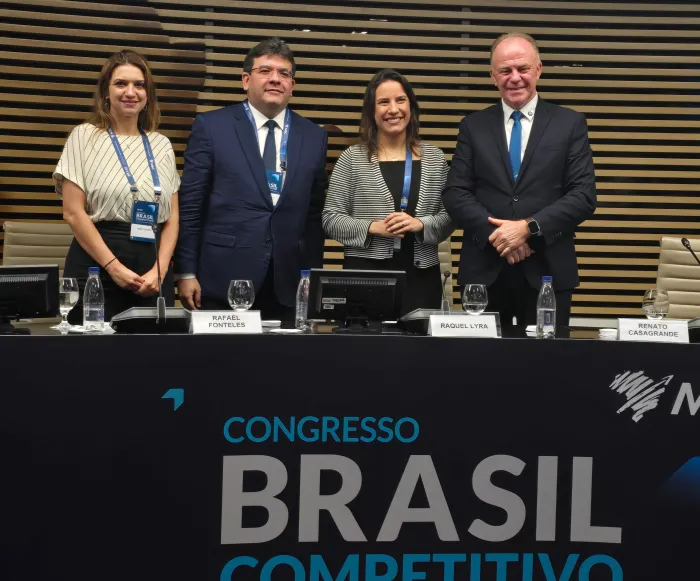 Governador Casagrande participa do Congresso Brasil Competitivo, em São Paulo