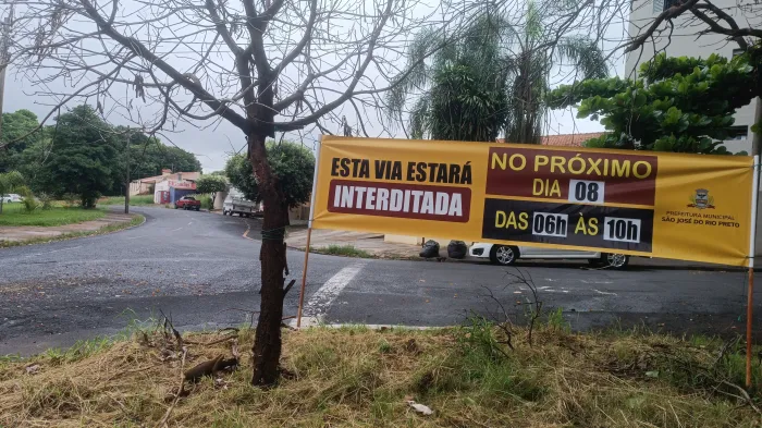 Jardim Nazareth terá interdições parciais na manhã deste domingo