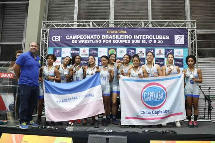 Equipe capixaba conquista vice-campeonato brasileiro de wrestling por equipes