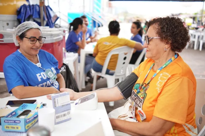 - Público sendo atendido no espaço da cidadania durante a 2ª Femaf (Foto: Divulgação)