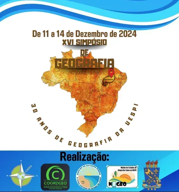 Simpósio de Geografia celebra 30 anos do curso da Uespi nos dias 11 e 14 