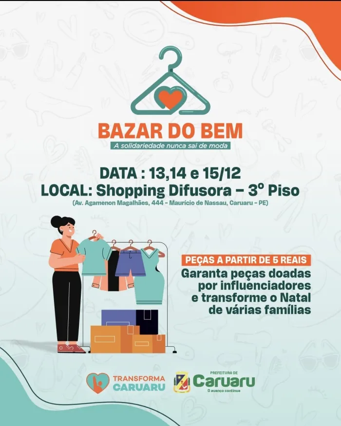 Foto: Reprodução/Prefeitura de Caruaru - PE