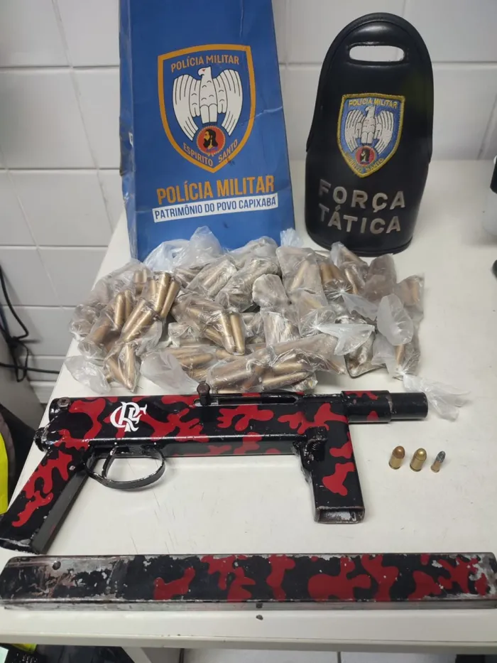 Militares do 6º Batalhão apreendem entorpecentes e arma de fogo