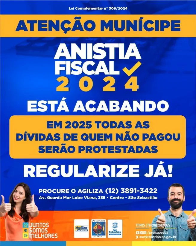 Foto: Reprodução/Prefeitura de São Sebastião - SP