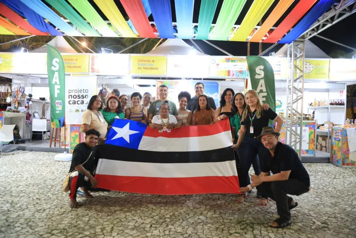 - Delegação destacou a diversidade de produtos que refletem a riqueza da agricultura familiar no Maranhão (Foto: Divulgação)