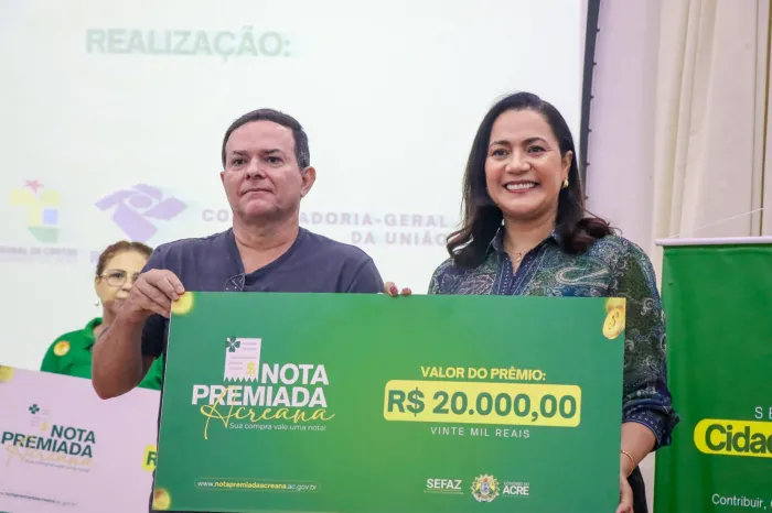 Estado anuncia sorteios de dezembro do Nota Premiada Acreana para terça, 17