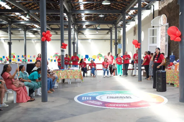 - Ação do Dezembro Vermelho, “Café com Saúde” foi realizada no Ceprama (Foto: Marcio Sampaio)