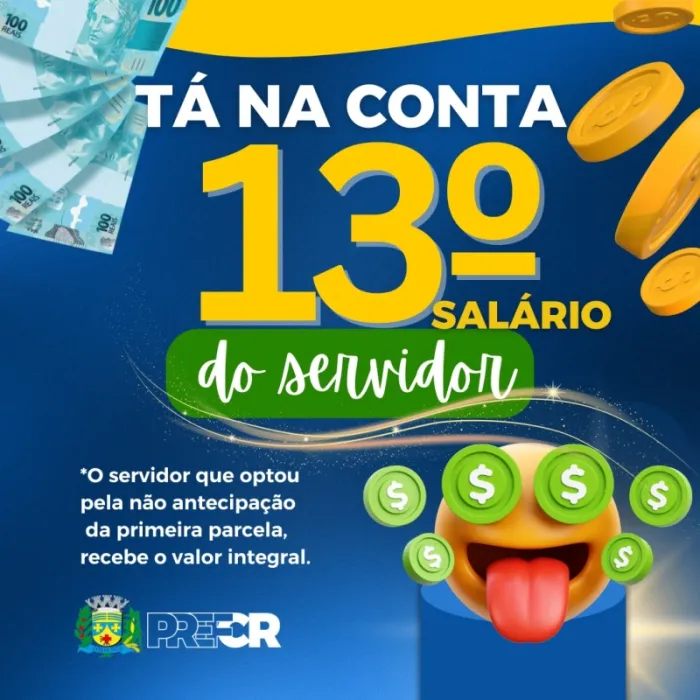 Prefeitura de Costa Rica paga R$ 1,4 milhão do 13º Salário aos servidores...