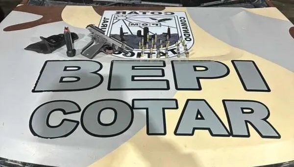 Polícia Militar prende suspeito e apreende arma de fogo e munições em Boa Viagem