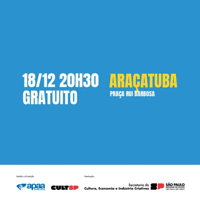 Araçatuba recebe espetáculo 