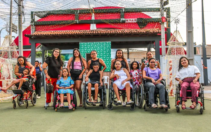 - Natal de inclusão na Vila Encantada do Ipem (Foto: Divulgação)
