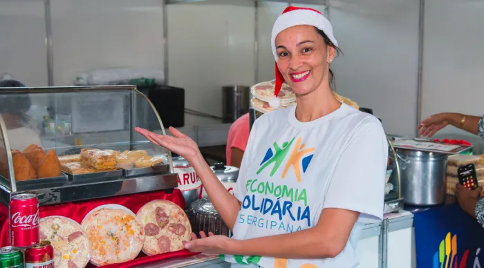 Maria Augusta está muito otimista com a Vila do Natal Iluminado / Fotos: Thiago Santos