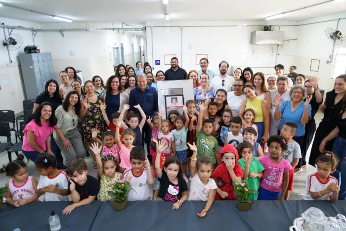 Rede municipal homenageia Pedro D’Amico como patrono de escola