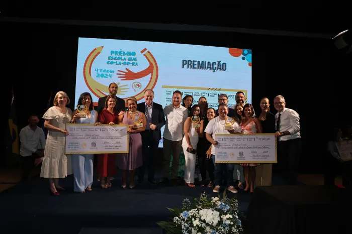Escolas da Rede Pública Estadual e Municipal são premiadas pelo Governo do Estado