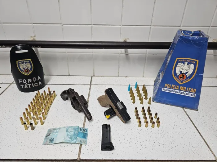 Polícia Militar apreende diversas armas de fogo no município de Serra