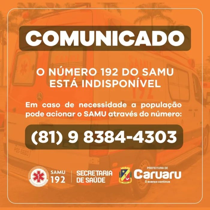 Foto: Reprodução/Prefeitura de Caruaru - PE
