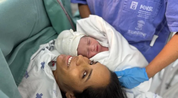 Nasce o primeiro bebê do ano na Maternidade Nossa Senhora de Lourdes//Foto: Ascom/SES