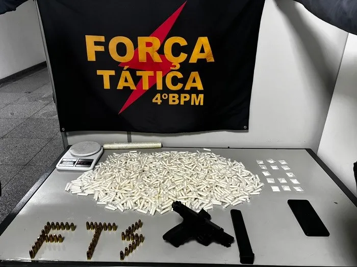 Força Tática do 4º BPM realiza apreensões em Vila Velha