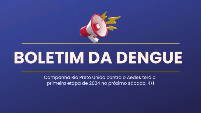 Saúde divulga novo boletim epidemiológico com notificações por dengue