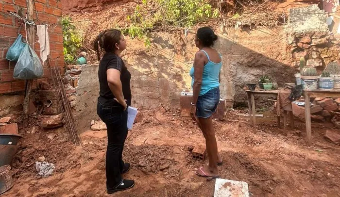 Sasc presta apoio a famílias afetadas por desabamentos em Picos