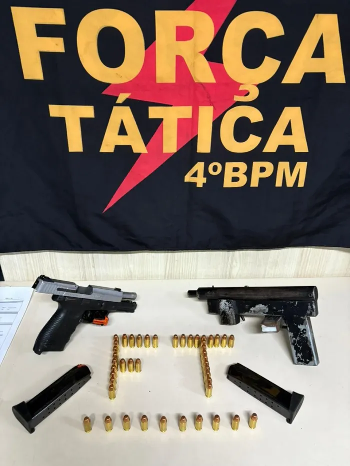 4º Batalhão apreende armas e munições no bairro Guaranhuns em Vila Velha
