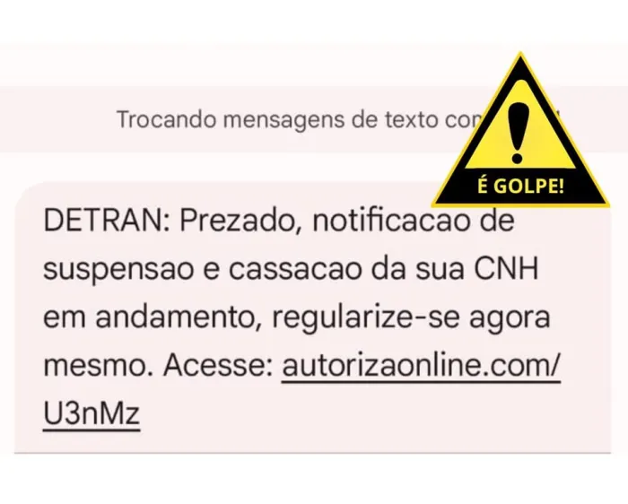 DetranES reforça alerta para falsas mensagens de notificação de penalidade enviadas para condutores