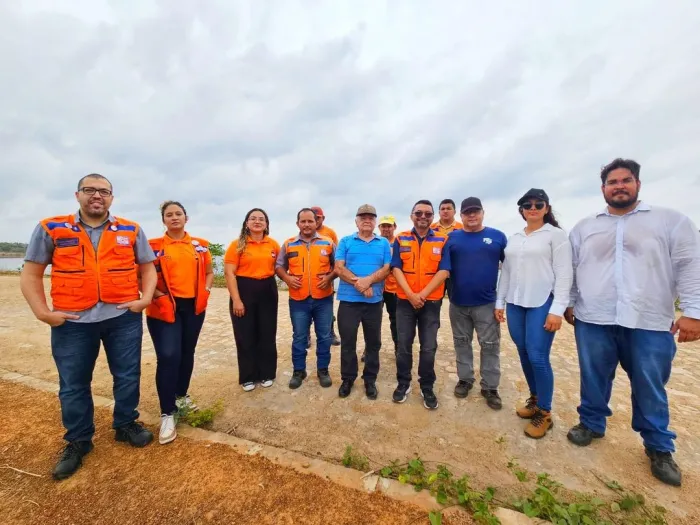 Defesa Civil realiza visita de monitoramento na Barragem de Corredores em Campo Maior