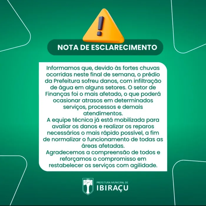 NOTA DE ESCLARECIMENTO