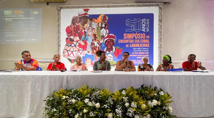 Mestres culturais compartilham vivências no último dia do 50º Simpósio do Encontro Cultural de Laranjeiras // Fotos: Marco Ferro