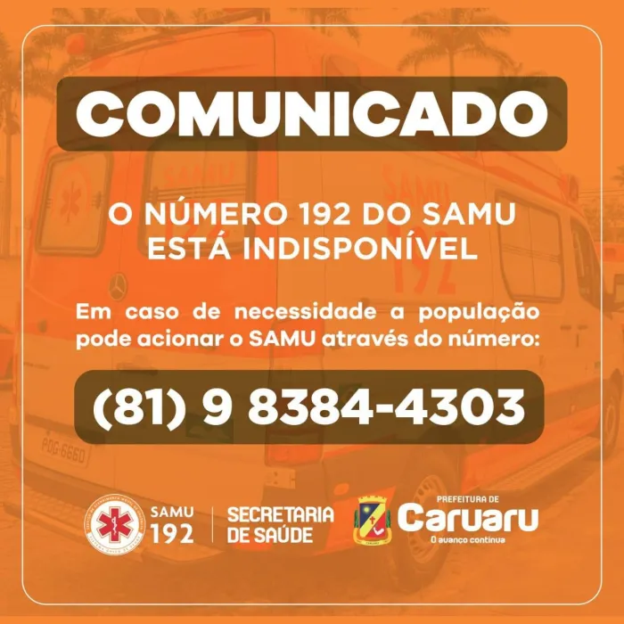 Foto: Reprodução/Prefeitura de Caruaru - PE