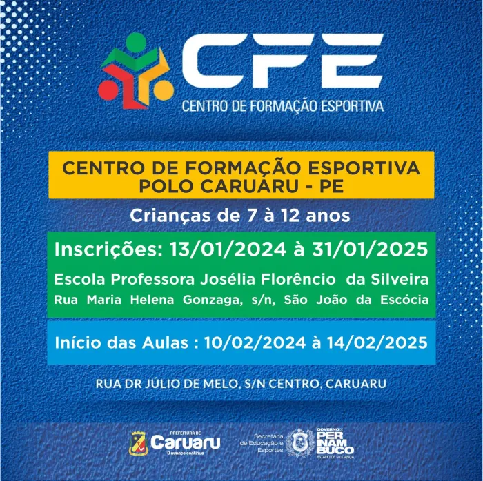 Foto: Reprodução/Prefeitura de Caruaru - PE