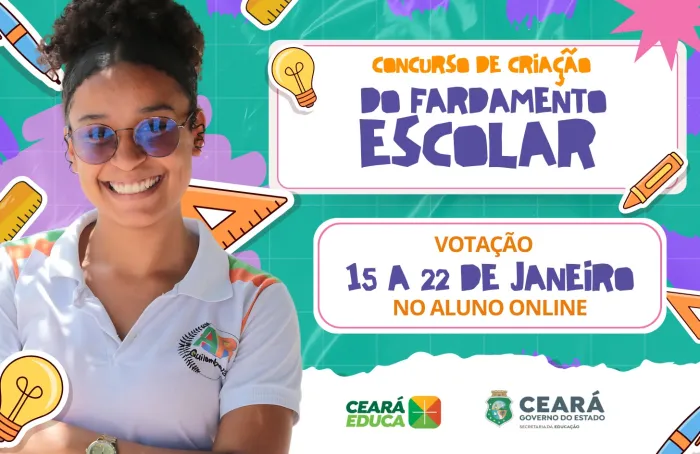 Votação para escolha do fardamento da rede estadual começa nesta quarta-feira (15)