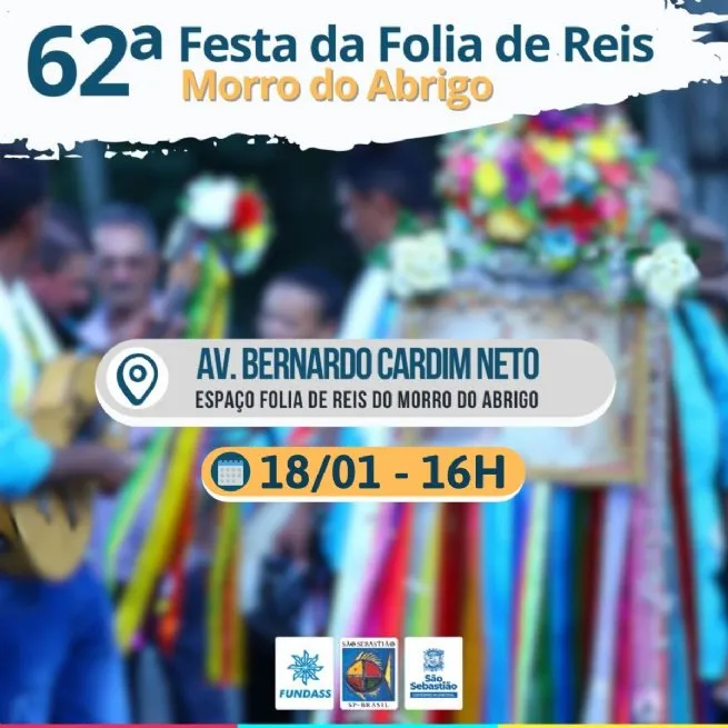 Festa da Folia de Reis do Morro do Abrigo chega a 62ª edição e celebra a cultura e tradição sebastianense