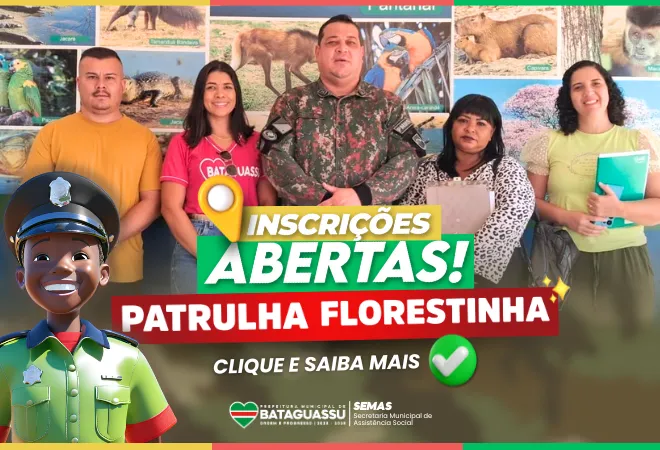 NÃO PERCA: S.C.F.V. Patrulha Florestinha está de volta!