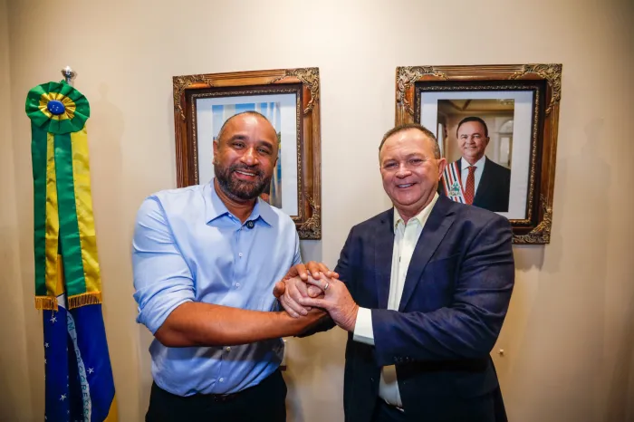 Brandão recebe novo presidente da Famem no Palácio dos Leões e celebra a unidade entre os prefeitos maranhenses