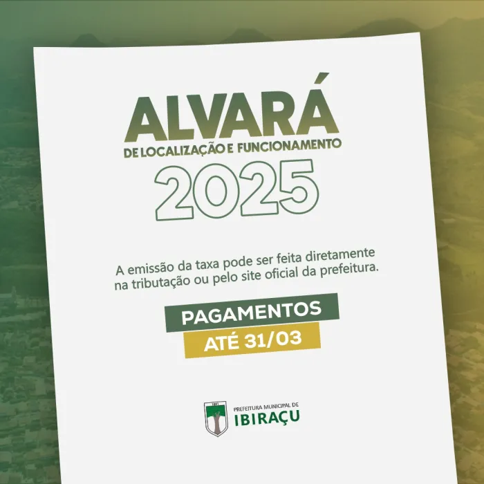 ALVARÁ DE LOCALIZAÇÃO E FUNCIONAMENTO