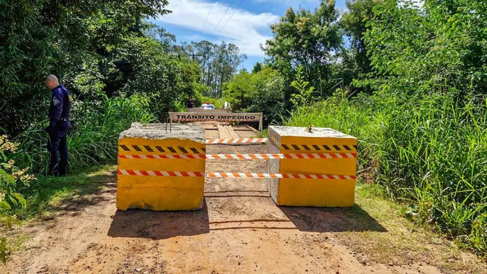 Ponte no Água Limpa é interditada devido a risco estrutural