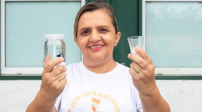 Recipientes são fundamentais para o Banco de Leite Humano da maternidade, garantindo o armazenamento e transporte seguro do leite materno / Fotos: Mário Sousa