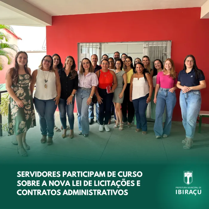 SERVIDORES PARTICIPAM DE CURSO SOBRE A NOVA LEI DE LICITAÇÕES E CONTRATOS ADMINISTRATIVOS