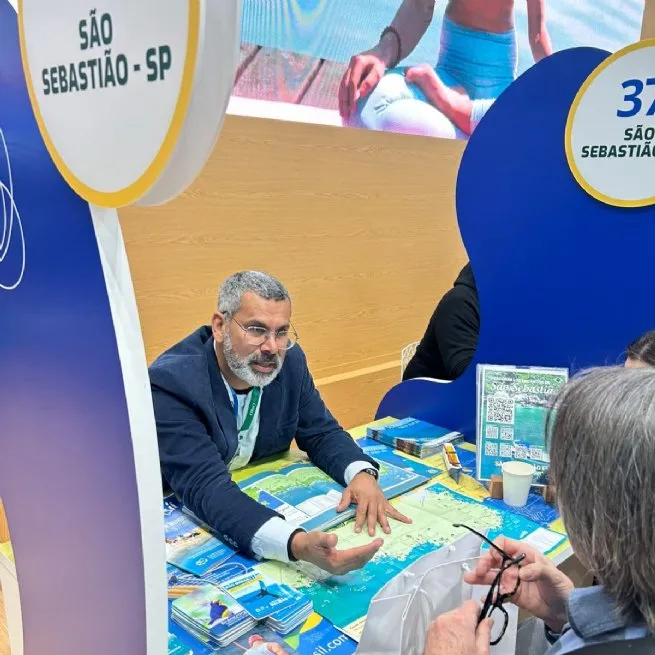Município de São Sebastião divulga belezas naturais na Feira Internacional de Turismo FITUR 2025, na Espanha