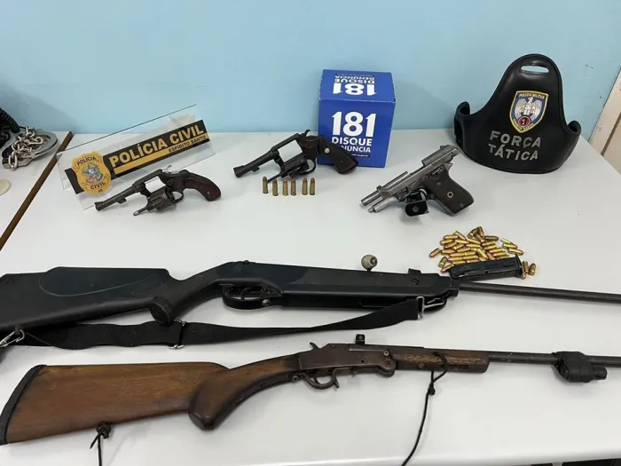 PM participa da Operação Integrada I contra jogos de azar e tráfico em Fundão