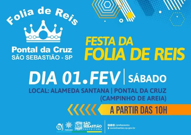 Tradicional Festa da Folia de Reis do Pontal da Cruz ocorre no dia 1º de fevereiro