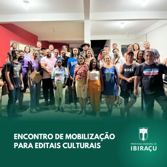 ENCONTRO DE MOBILIZAÇÃO PARA EDITAIS CULTURAIS