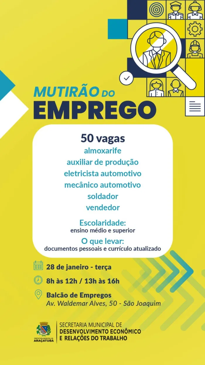 Prefeitura e Megatec realizam novo mutirão de empregos