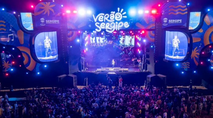 Público curtiu a diversidade de ritmos da primeira noite do Verão Sergipe em Pacatuba / Foto: Arthuro Paganini