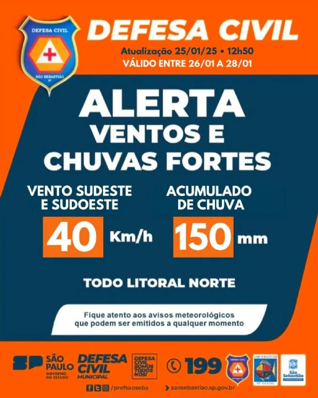 Foto: Reprodução/Prefeitura de São Sebastião - SP